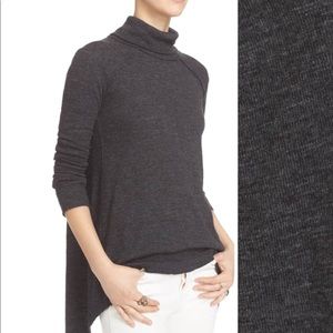 Free people split back sweater size M